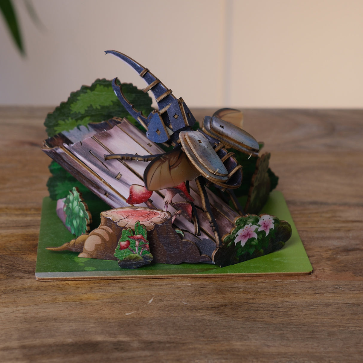 Coléoptère Hercule - Modèle 3D en bois