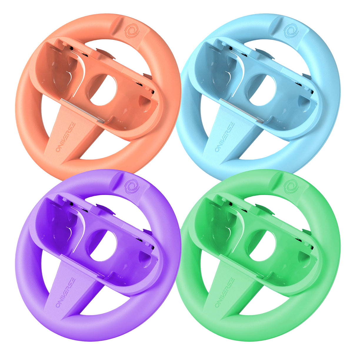 4er-Set Racing-Lenkräder für Nintendo Switch™ & Switch 2™ - Gaming-Zubehör