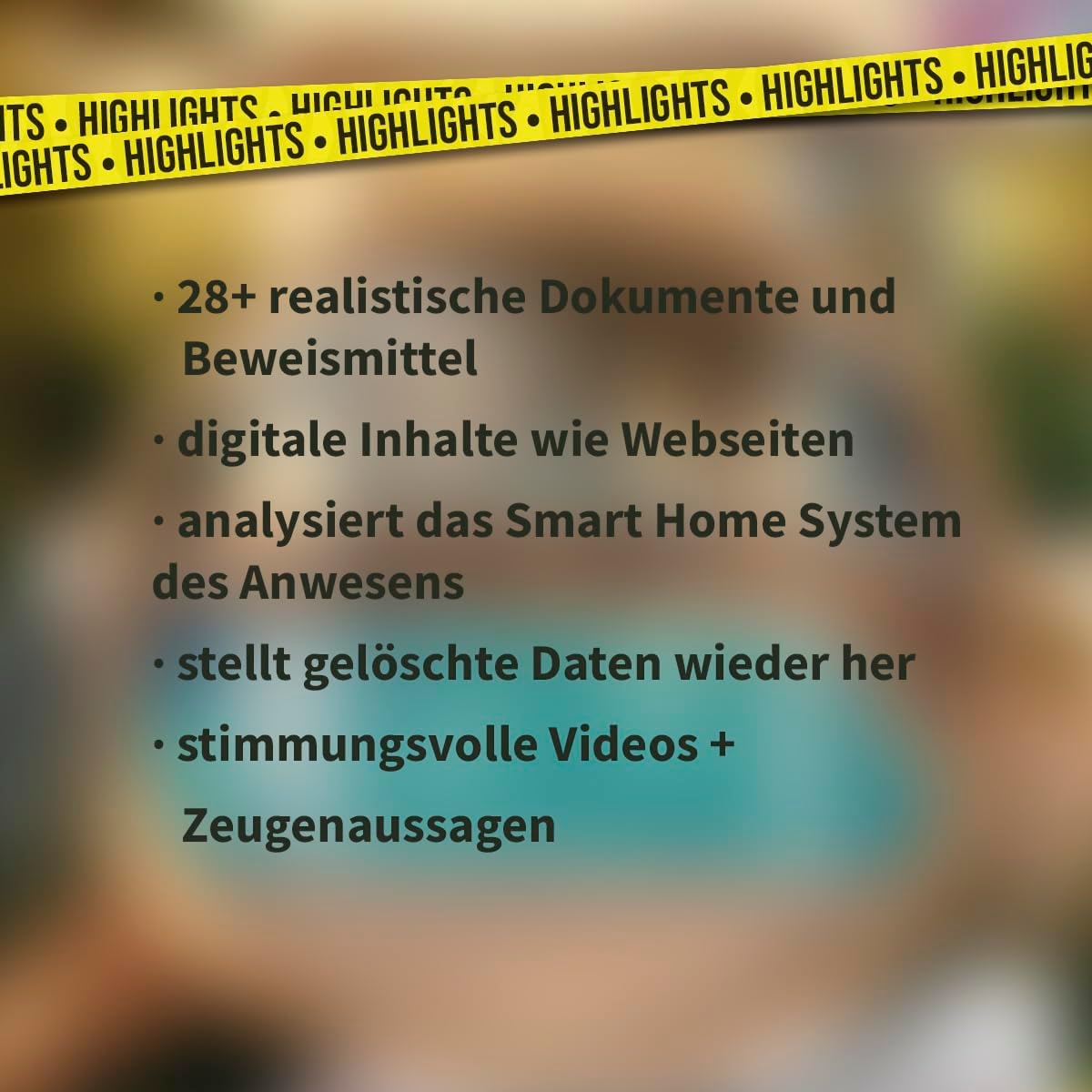 Das Familiengeheimnis - Zwei Tote im Hause Bouchard - Krimispiel