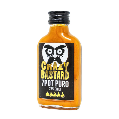 Crazy Bastard 7 Pot Puro (100 ml) - Scharfe Sauce PU08