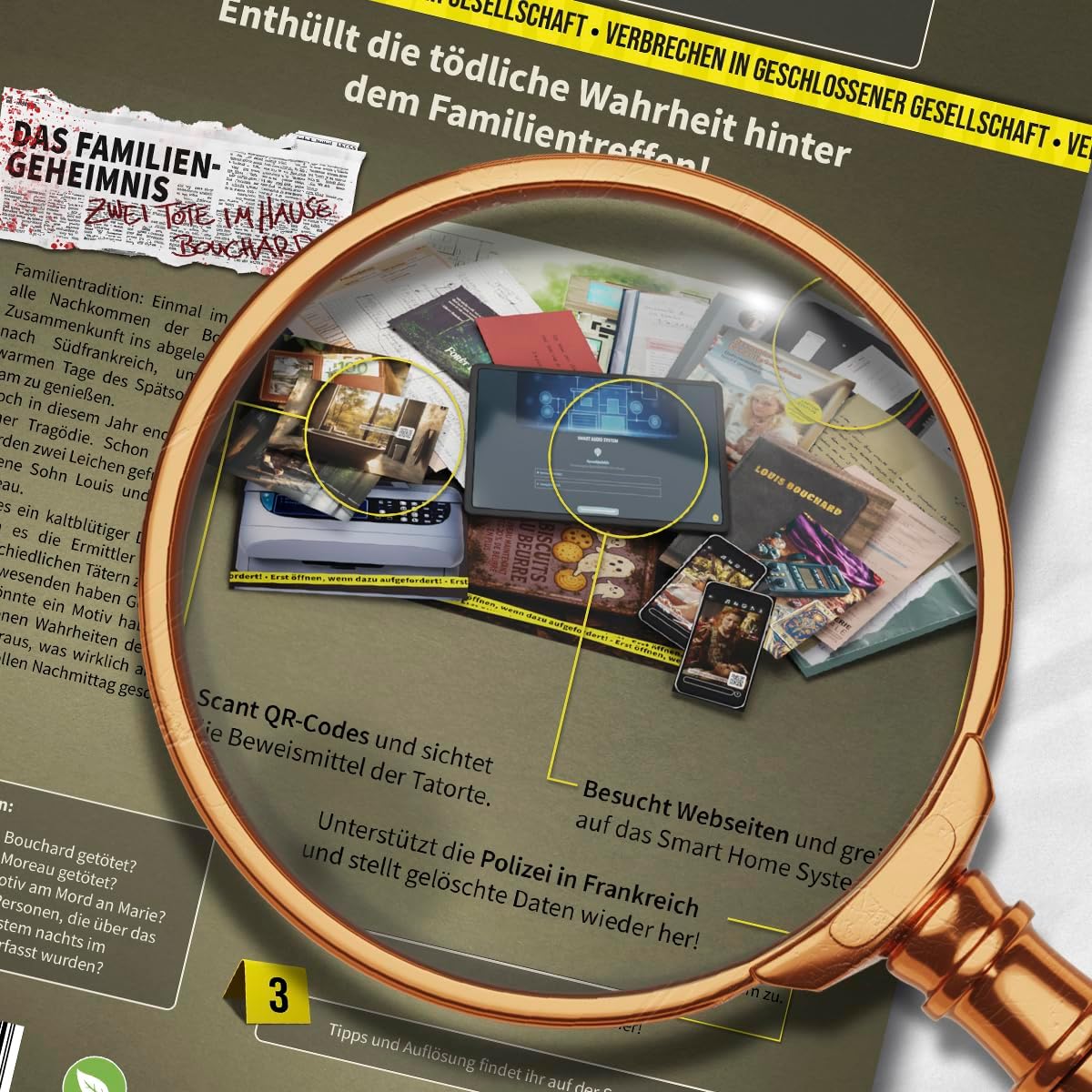 Das Familiengeheimnis - Zwei Tote im Hause Bouchard - Krimispiel
