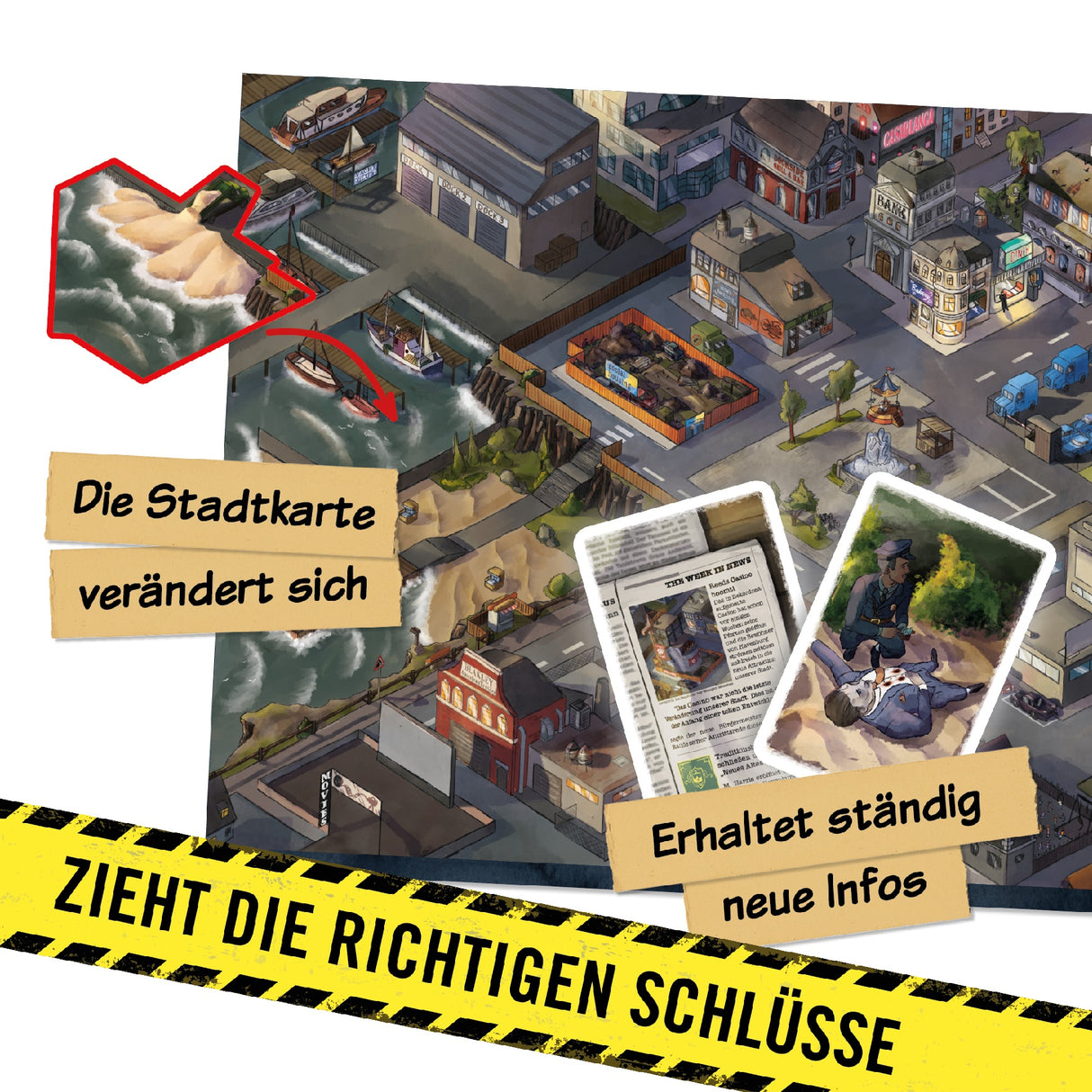 Wer hat Mr. Reed getötet? - Krimispiel