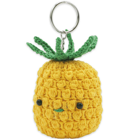 Taschenanhänger Ananas - Häkelset