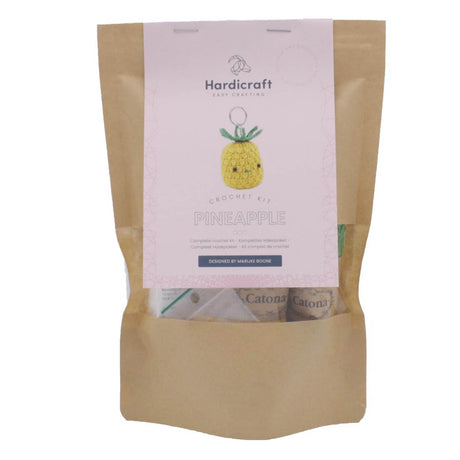 Taschenanhänger Ananas - Häkelset