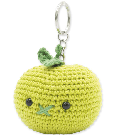 Taschenanhänger Apfel - Häkelset