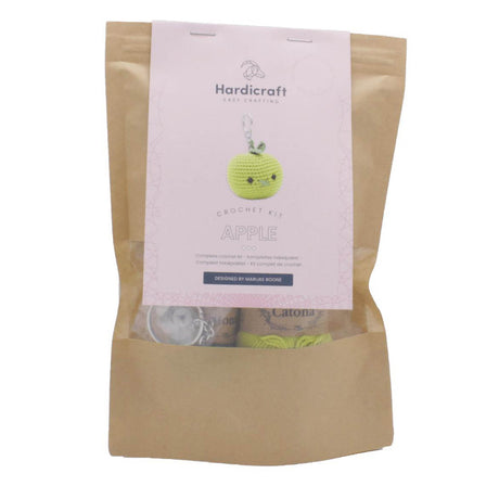 Taschenanhänger Apfel - Häkelset