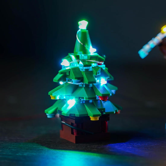 BrickBling - LED Licht Set für LEGO Besuch des Weihnachtsmanns (10293)