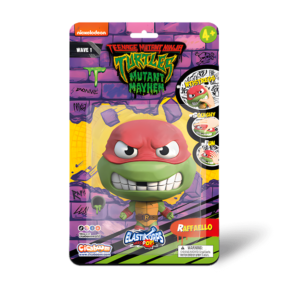 HeroPop Teenage Mutant Ninja Turtles - Raffaello (10 cm) - Verformbare Figur