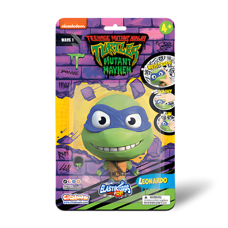 HeroPop Teenage Mutant Ninja Turtles - Leonardo (10 cm) - Verformbare Figur
