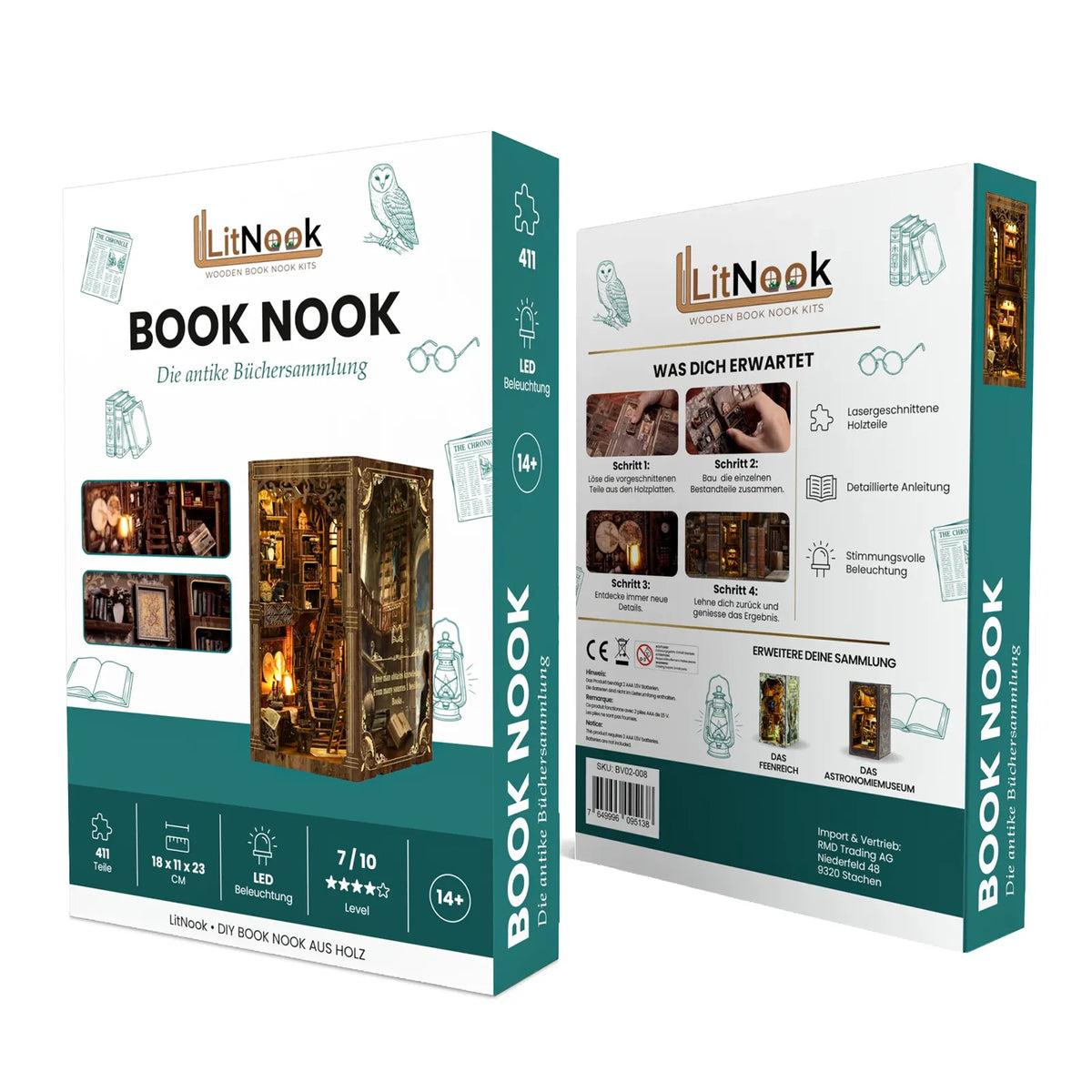 Die antike Büchersammlung - Book Nook