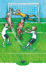 Fussball - Grusskarte