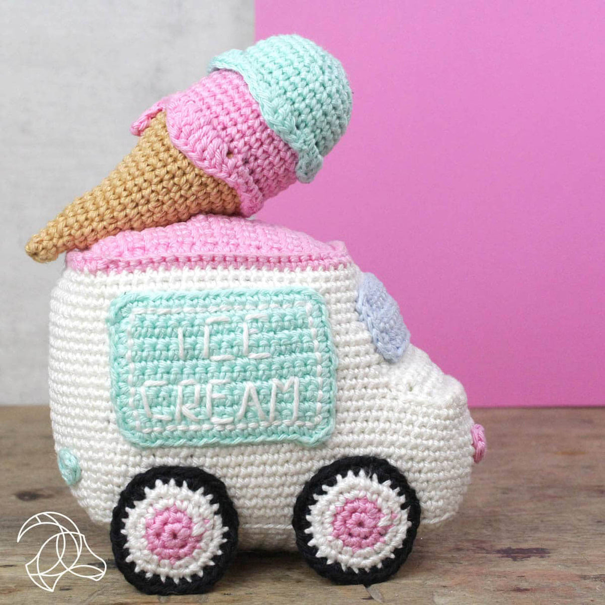 Chariot à glaces - ensemble au crochet