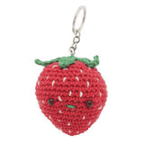 Bijou de sac fraise - set au crochet