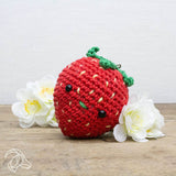 Bijou de sac fraise - set au crochet