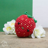 Bijou de sac fraise - set au crochet