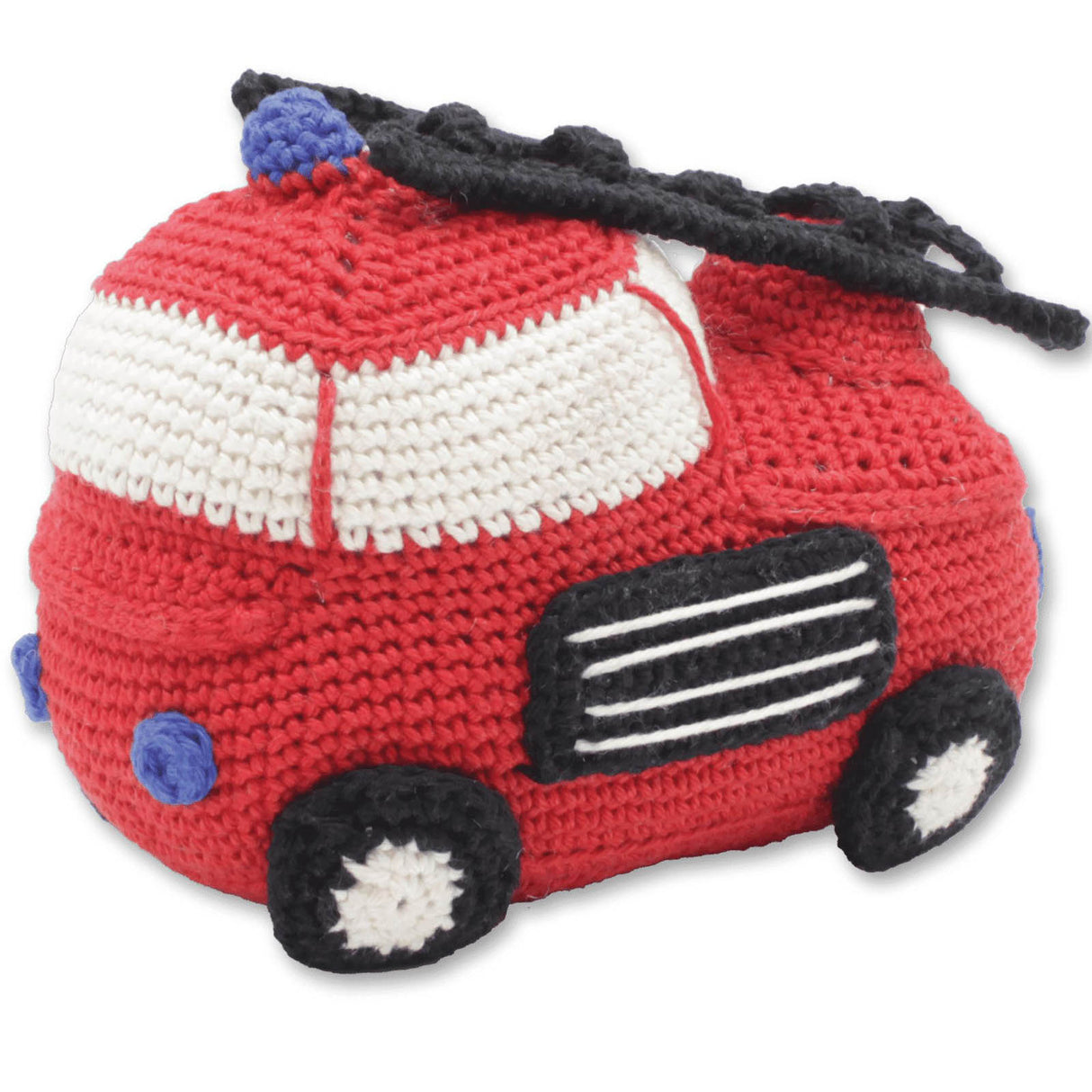 Camion de pompier - kit au crochet