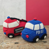 Camion de pompier - kit au crochet