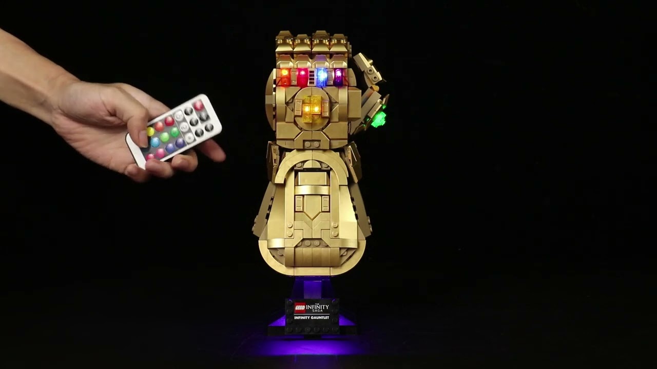 lego infinity handschuh anleitung LED Licht Set