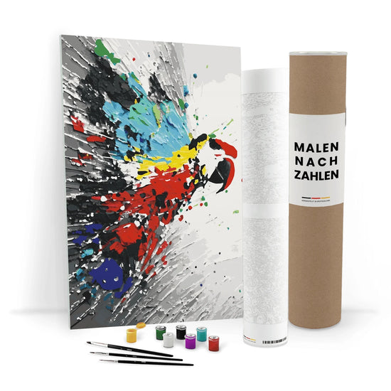 ZenPainting - Papageien-Pop - Malen nach Zahlen