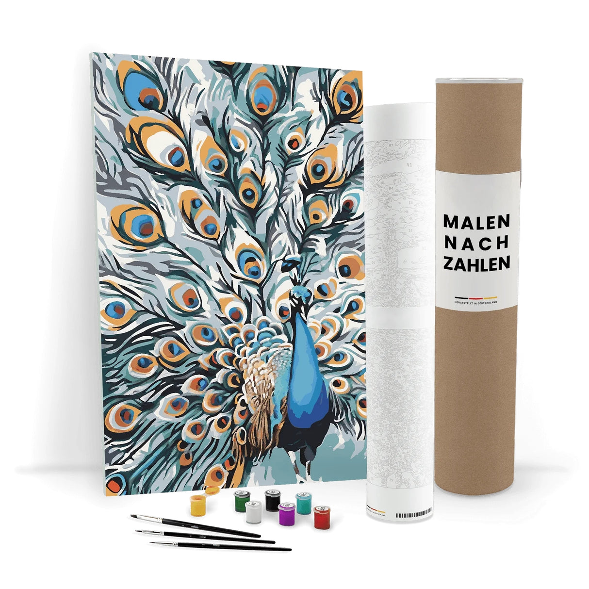 Pfauenauge - Malen nach Zahlen