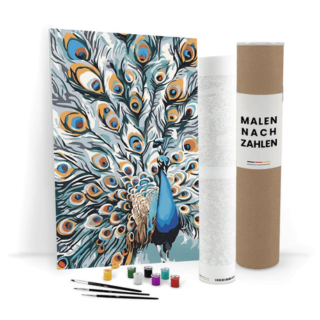 Pfauenauge - Malen nach Zahlen