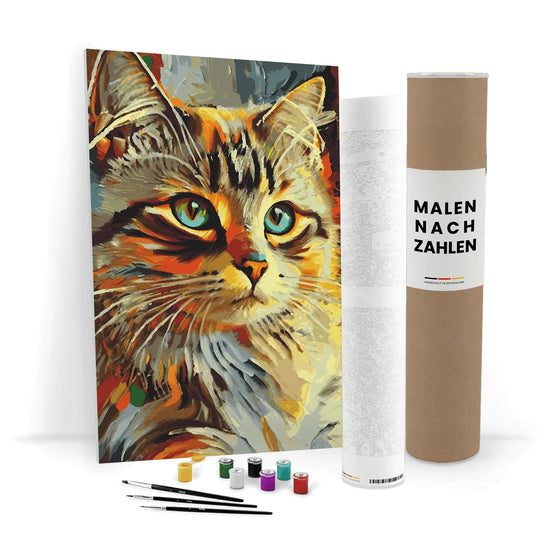 ZenPainting - Katzenportrait - Malen nach Zahlen