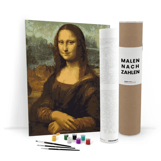 ZenPainting - Leonardo da Vinci - Mona Lisa - Malen nach Zahlen