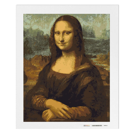 ZenPainting - Leonardo da Vinci - Mona Lisa - Malen nach Zahlen