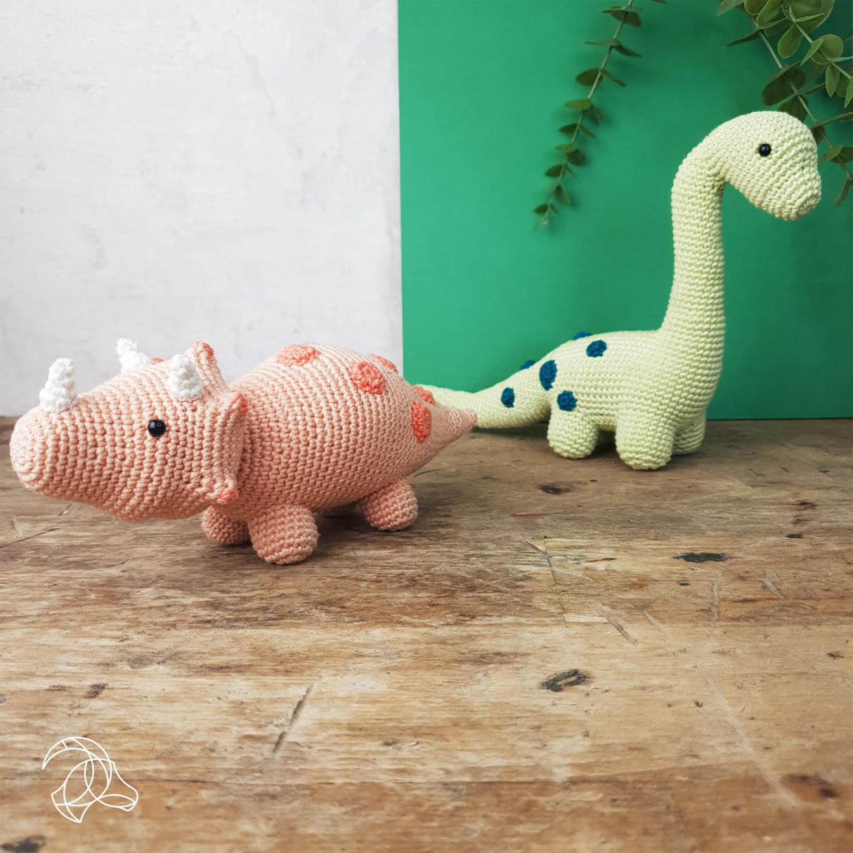 Dinosaure Tricératops - kit de crochet