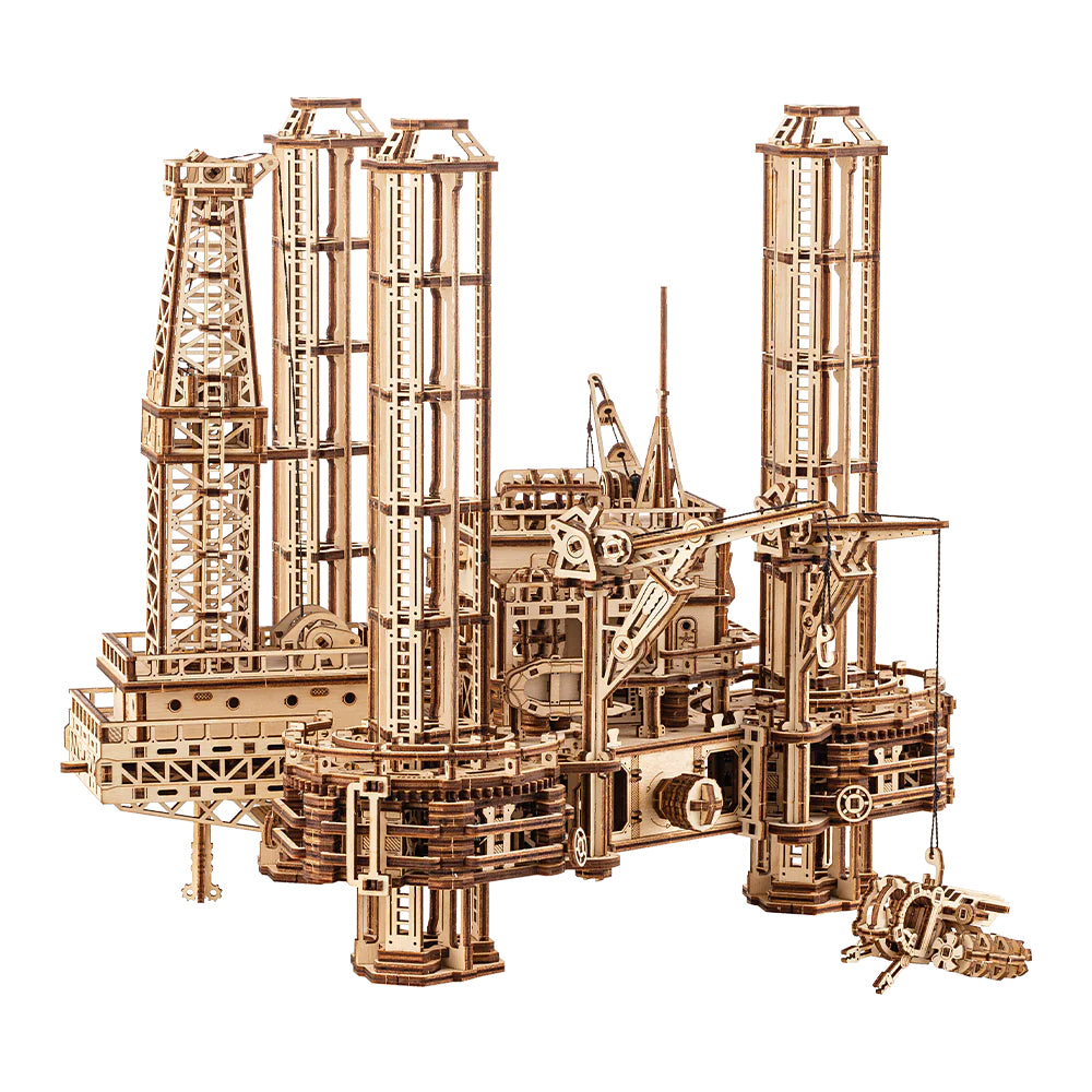 Ölbohrinsel - 3D Holzbausatz