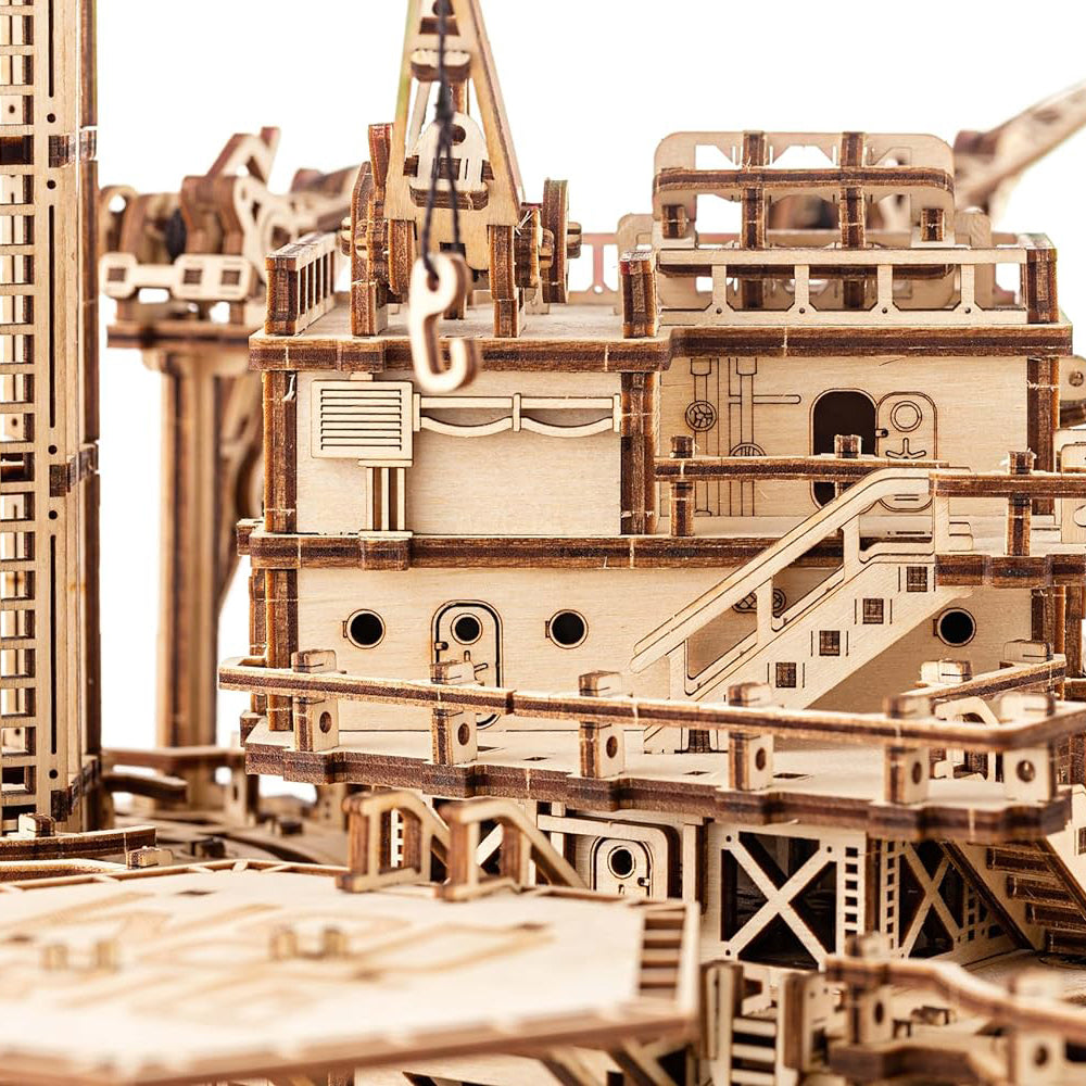Ölbohrinsel - 3D Holzbausatz