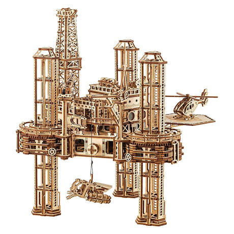 Ölbohrinsel - 3D Holzbausatz