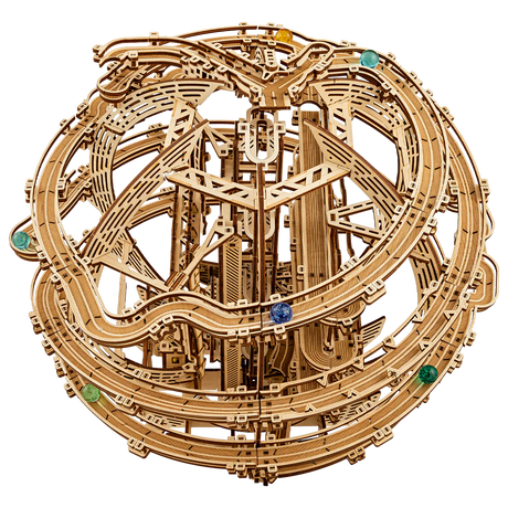 Gravity Kugelbahn - 3D Holzbausatz (Elektrisch)