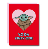 Star Wars Yo Da Only One - carte de voeux