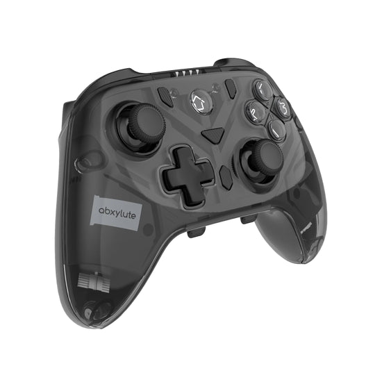 abxylute - C8 Black - Wireless Controller für Nintendo Switch, PC, IOS & Android (inkl. Ladestation)