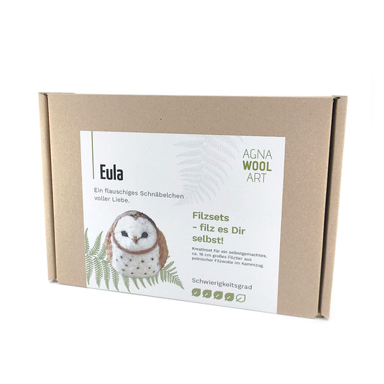 Agna Wool - Eule - Bastelset Filz