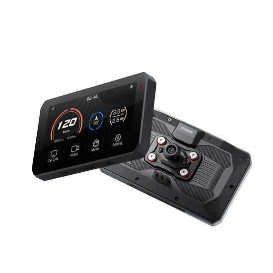 Chigee - AIO-5 Lite (inkl. Kameras) - Motorrad Smart-Display mit Apple CarPlay und Android Auto