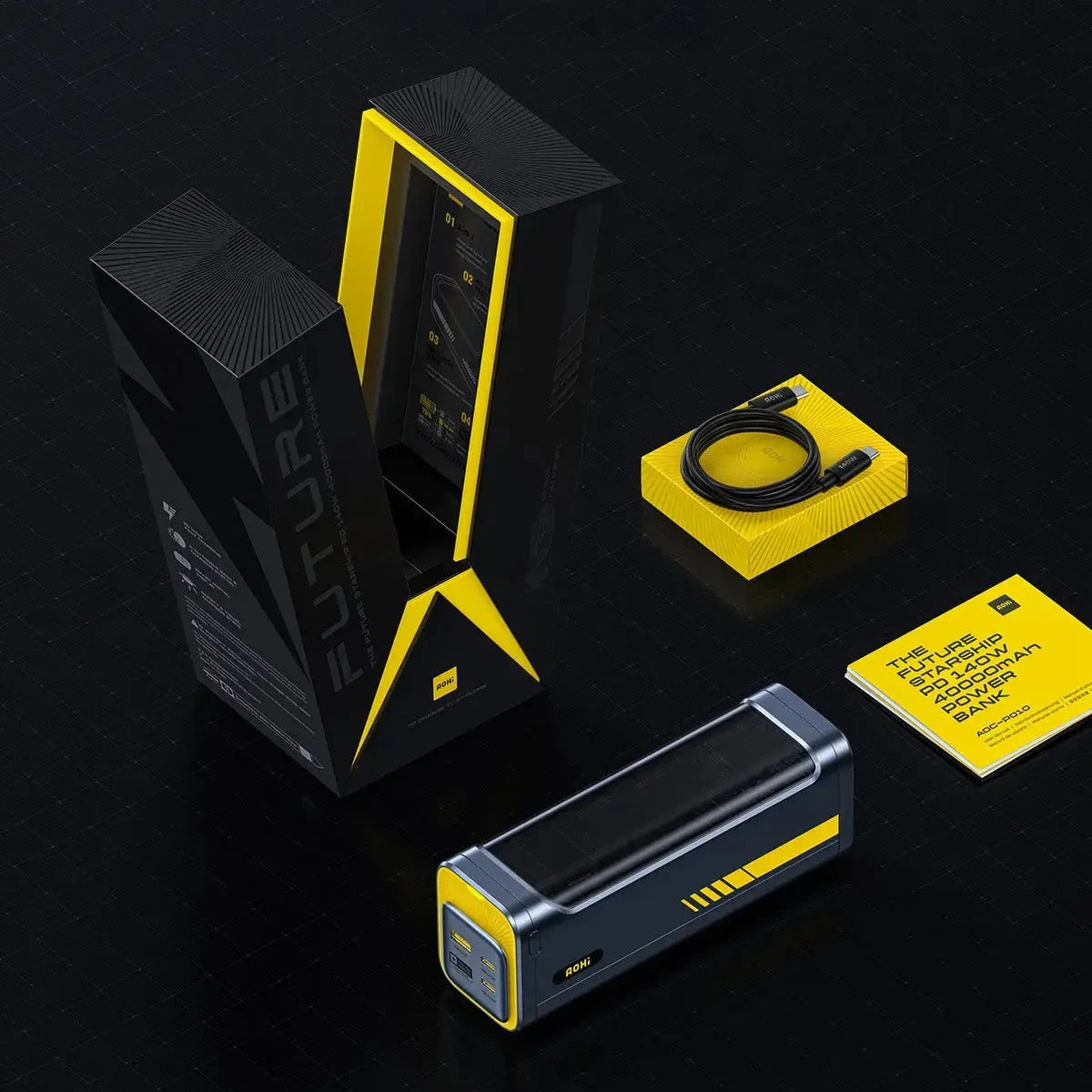 The Future Starship PD 140W (40.000mAh) - Powerbank