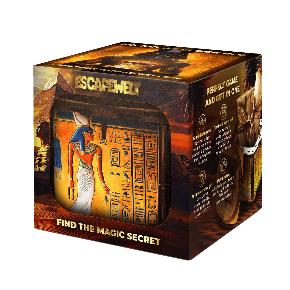 Art Secret Box "The Lock" - Rätselbox