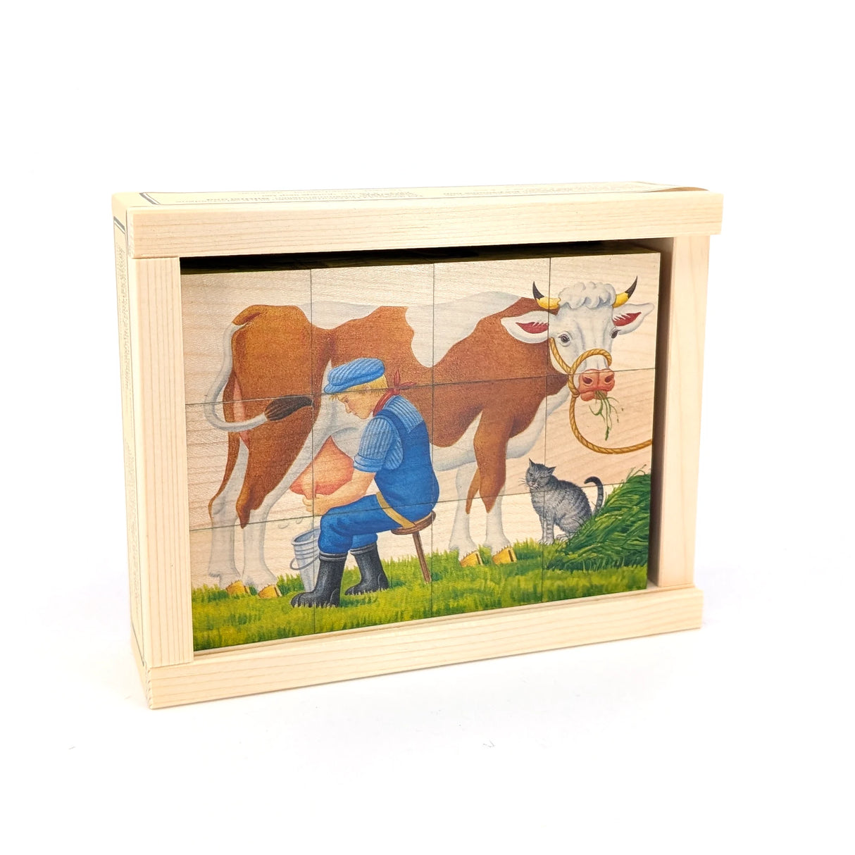 Bauernhof (12 Würfel) - Würfelpuzzle