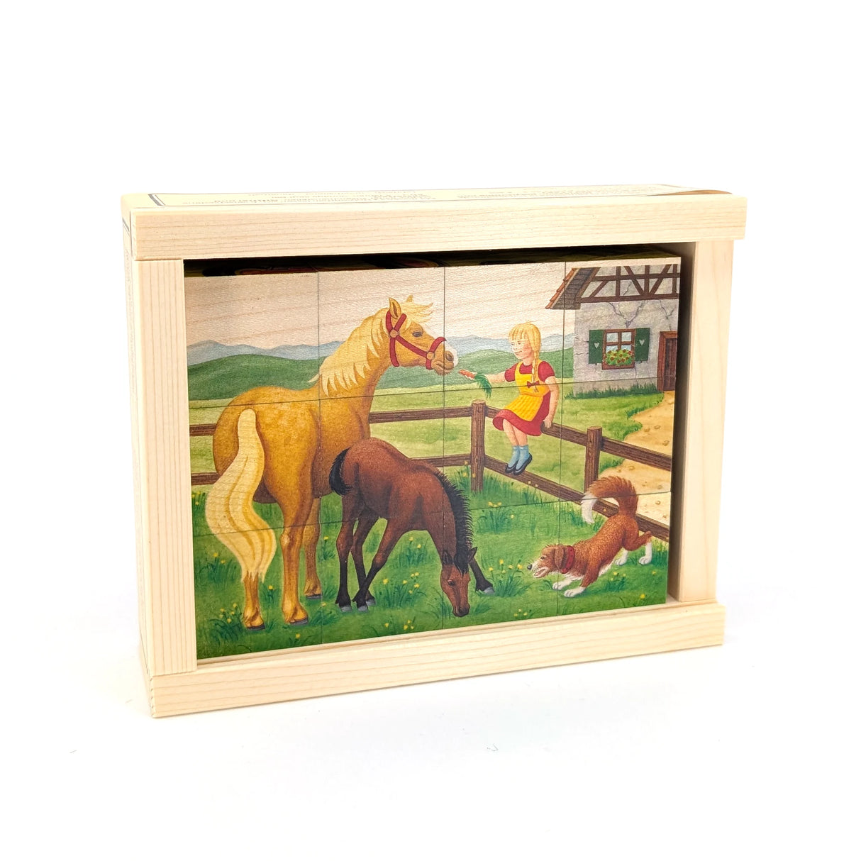 Bauernhof (12 Würfel) - Würfelpuzzle