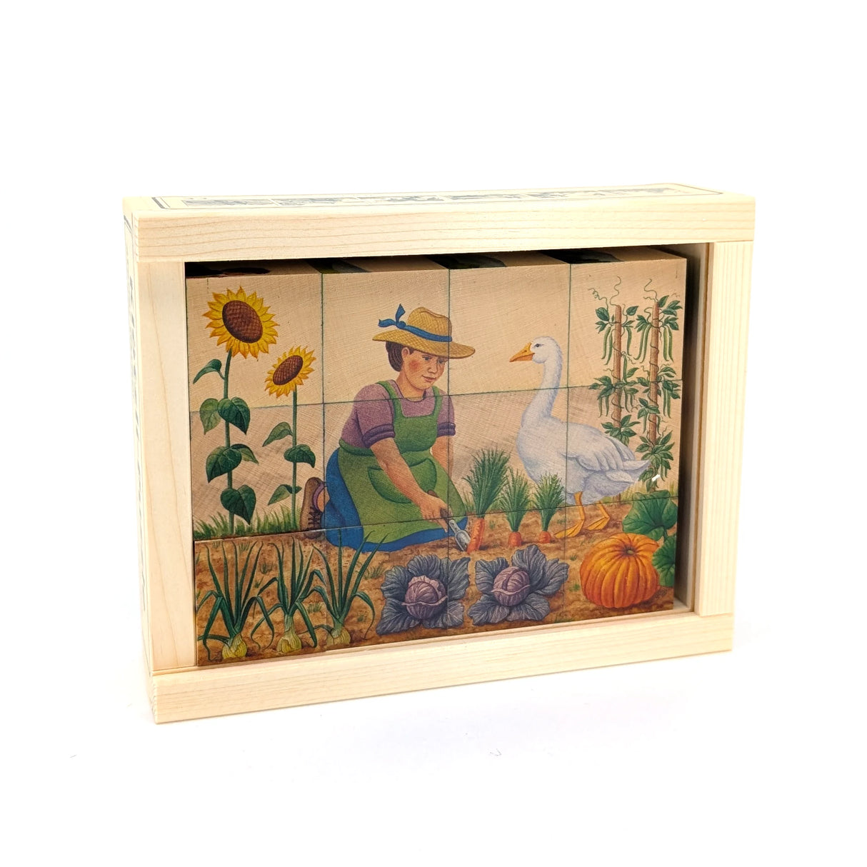 Bauernhof (12 Würfel) - Würfelpuzzle