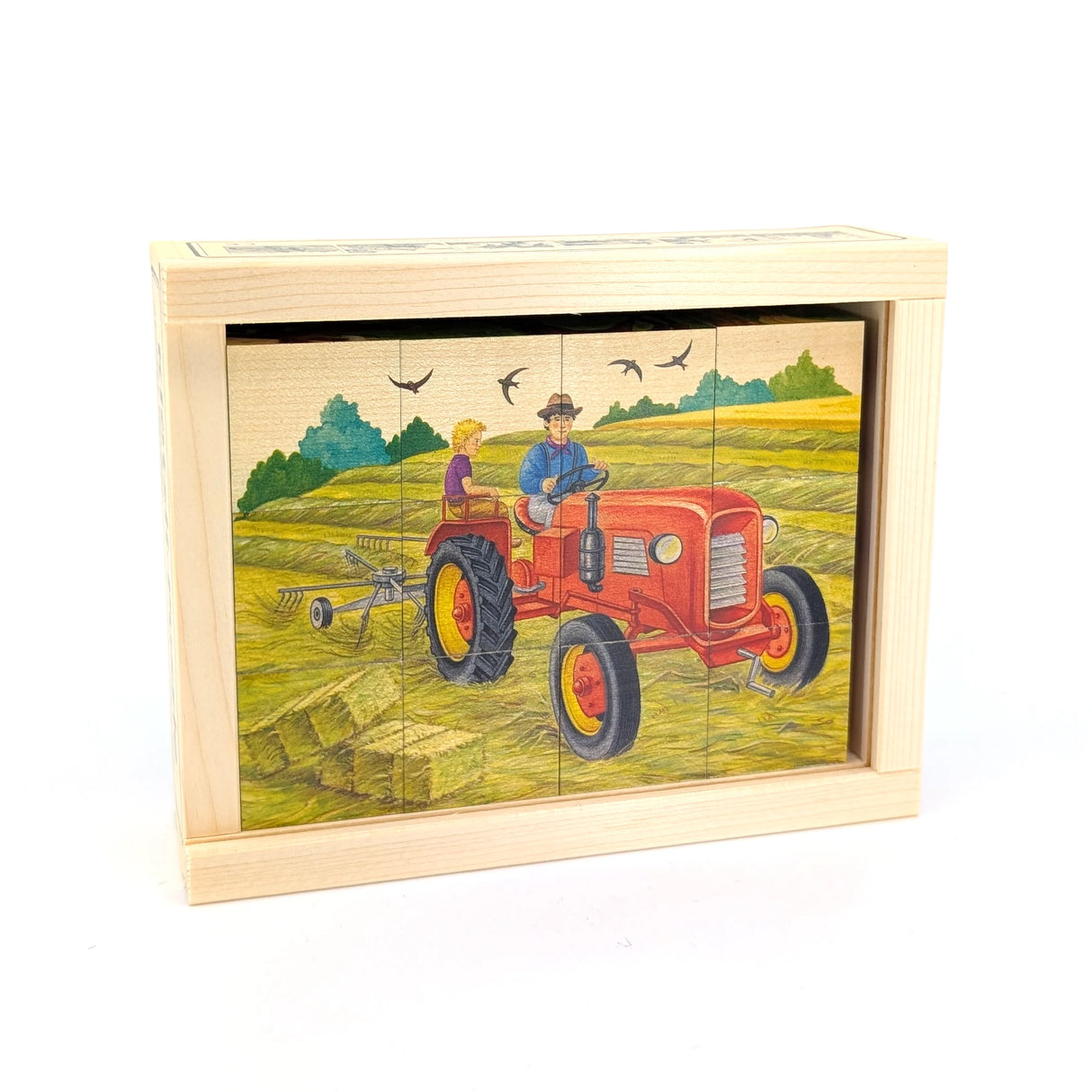 Bauernhof (12 Würfel) - Würfelpuzzle