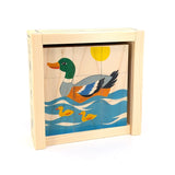 Haustiere (9 Würfel) - Würfelpuzzle