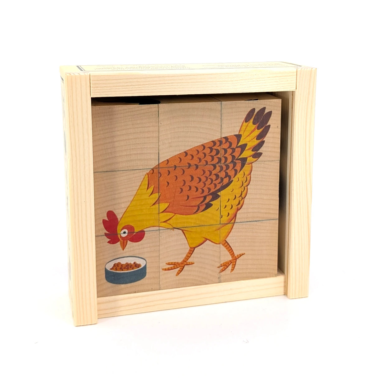 Haustiere (9 Würfel) - Würfelpuzzle