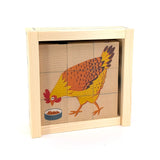 Haustiere (9 Würfel) - Würfelpuzzle