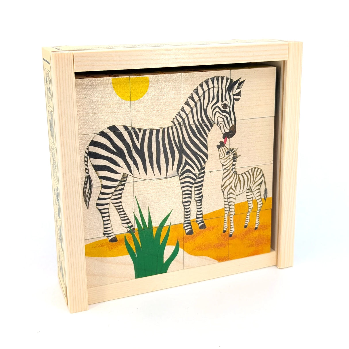 Wildtiere (16 Würfel) - Würfelpuzzle