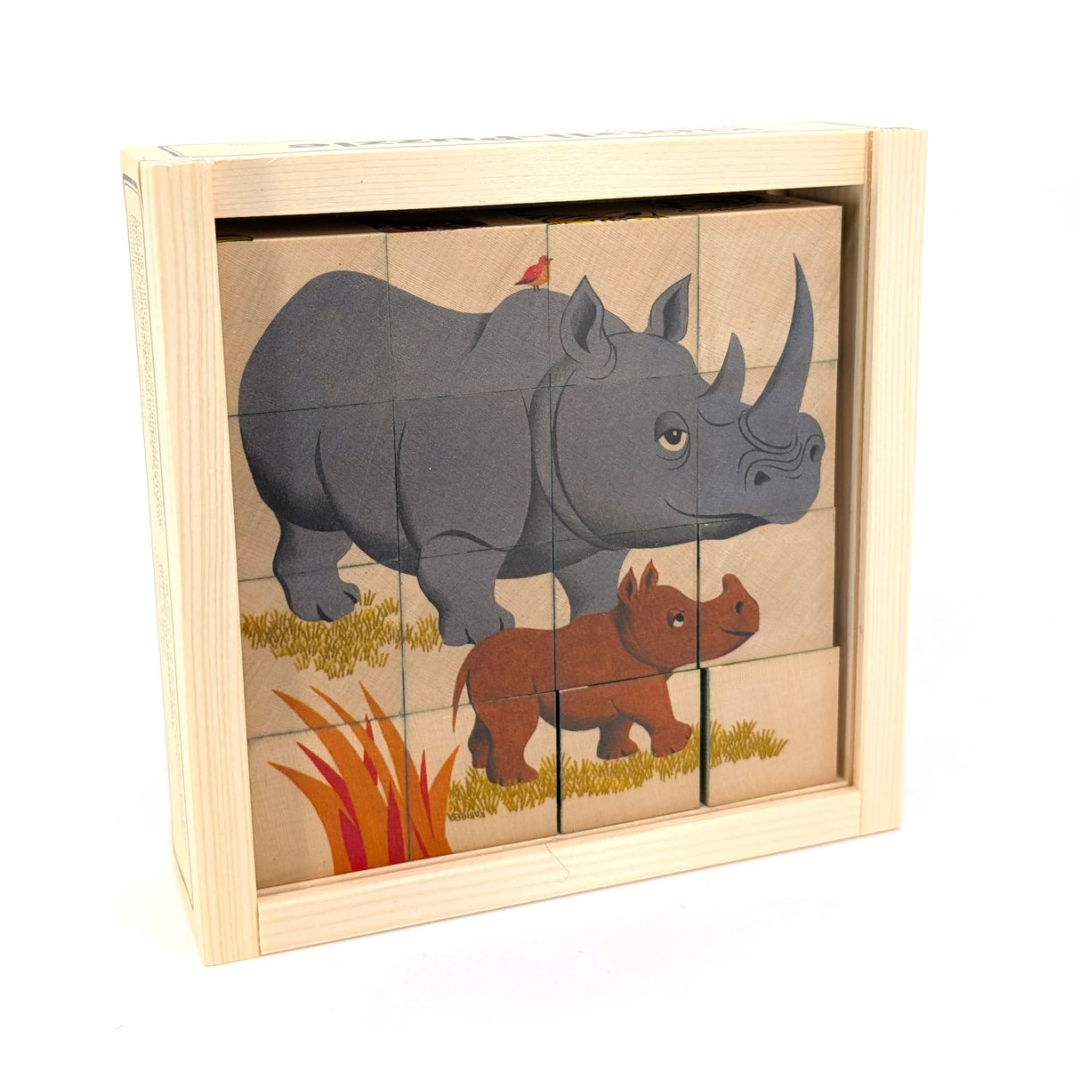 Wildtiere (16 Würfel) - Würfelpuzzle