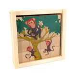 Wildtiere (16 Würfel) - Würfelpuzzle