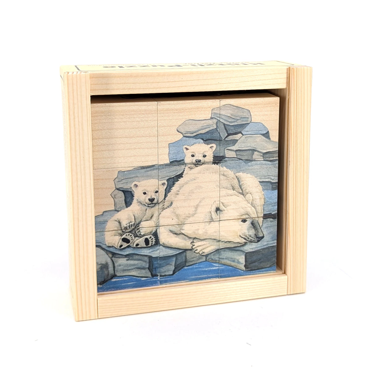 Zootiere (9 Würfel) - Würfelpuzzle